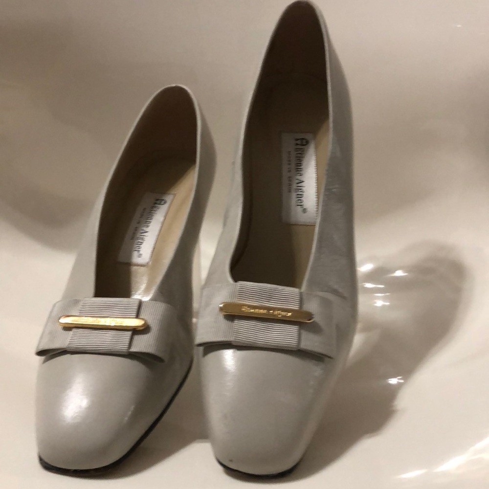 Vintage etienne aigner leather dress shoes 9 1-2 M